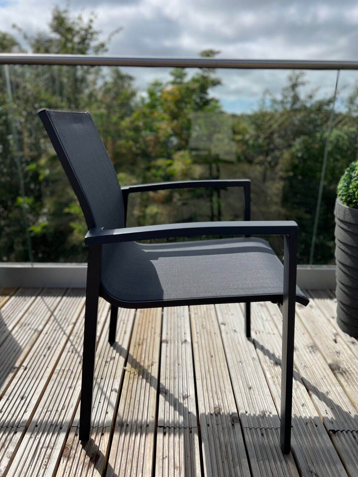 Anzio Aluminium 6 Seat Rectangular Dining Set