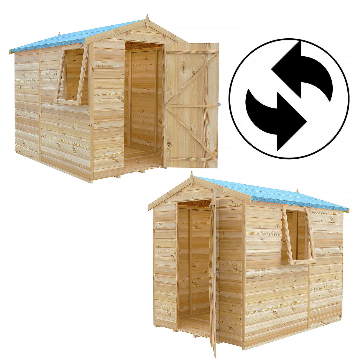 Shire Shiplap Apex Shed 7x5