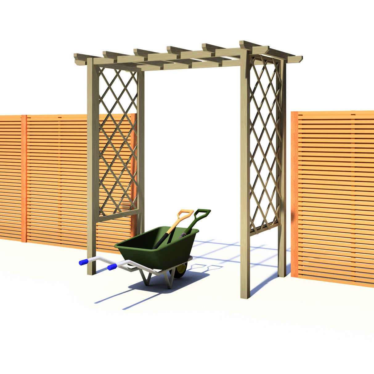 Shire 6x3 Arch Trellis Pergola