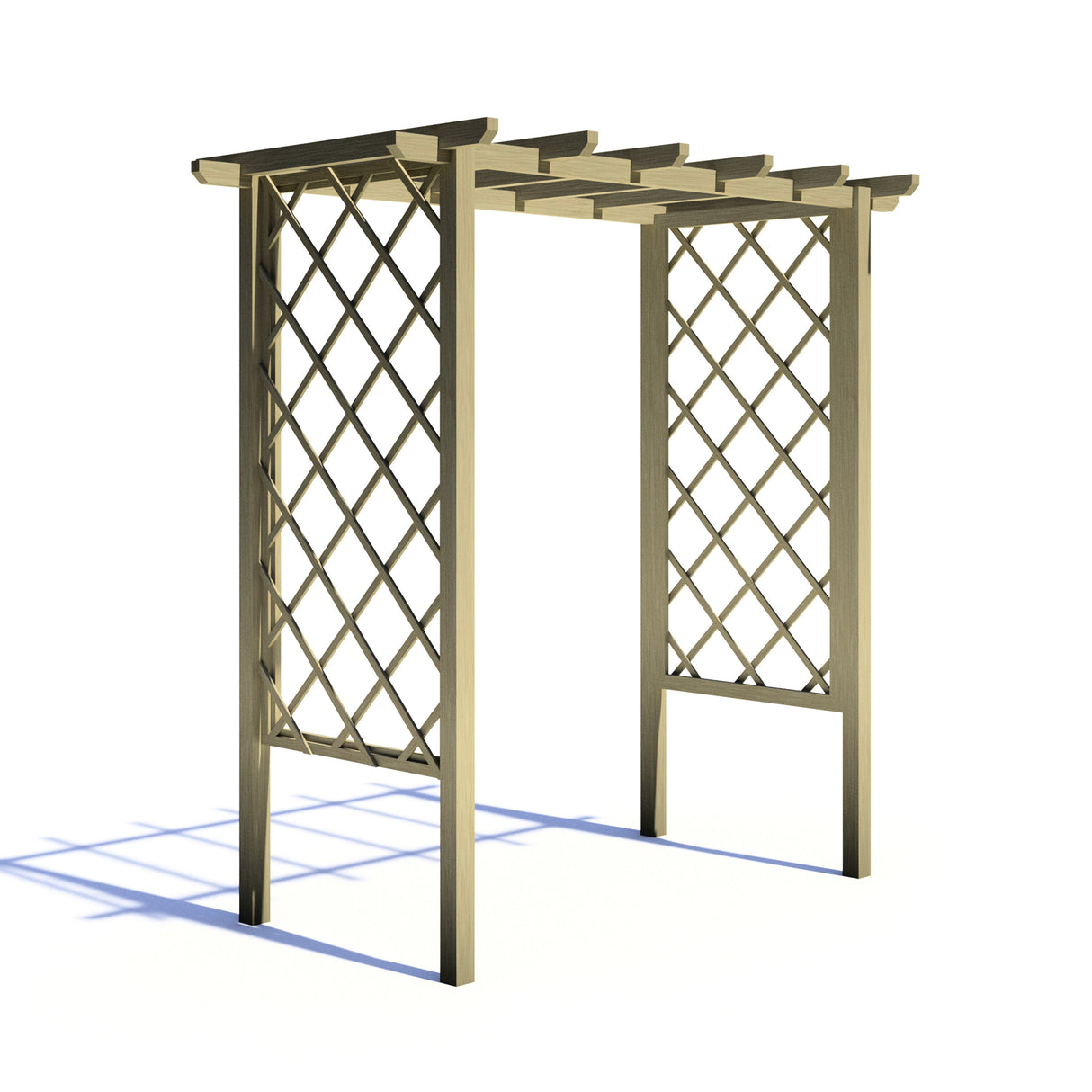 Shire 6x3 Arch Trellis Pergola