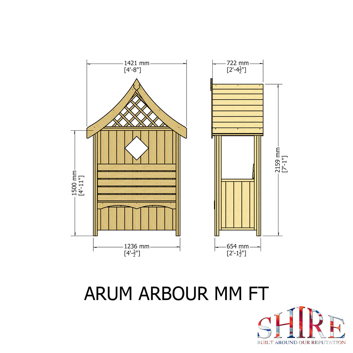 Shire Arum Arbour Seat