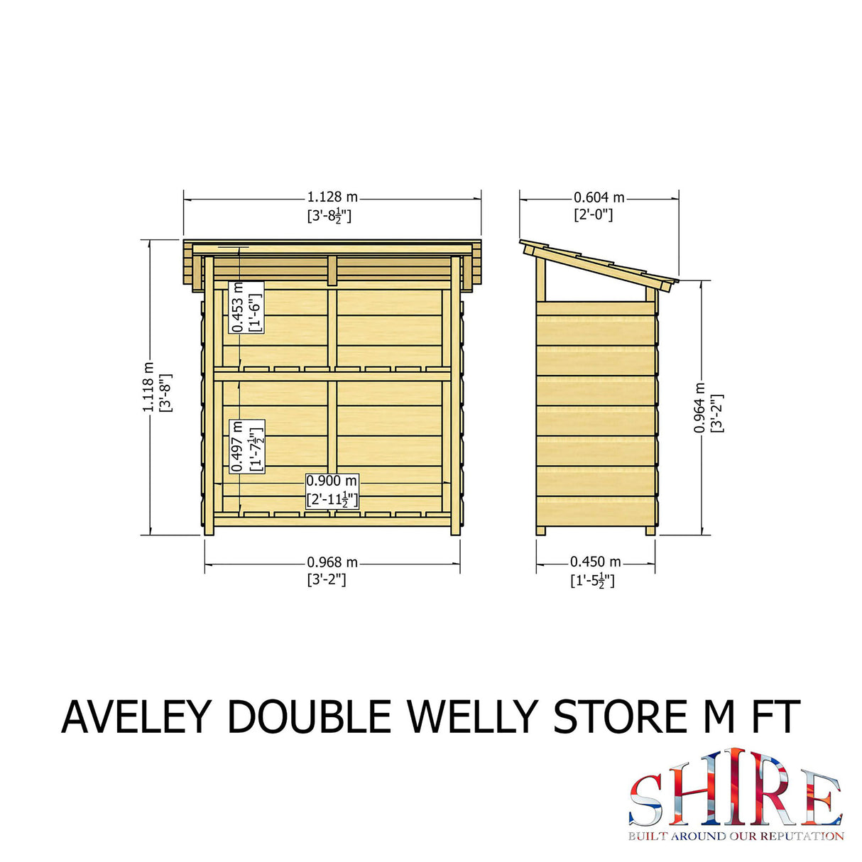 Shire 3x1 Aveley Double Welly Store
