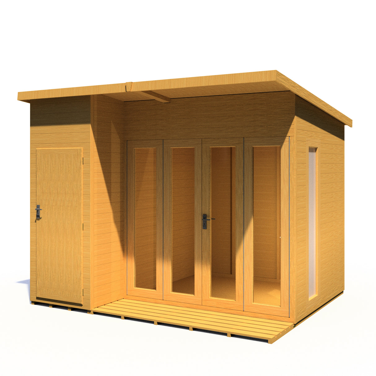 Shire Aster 10x8 Summerhouse Left Hand Store Version