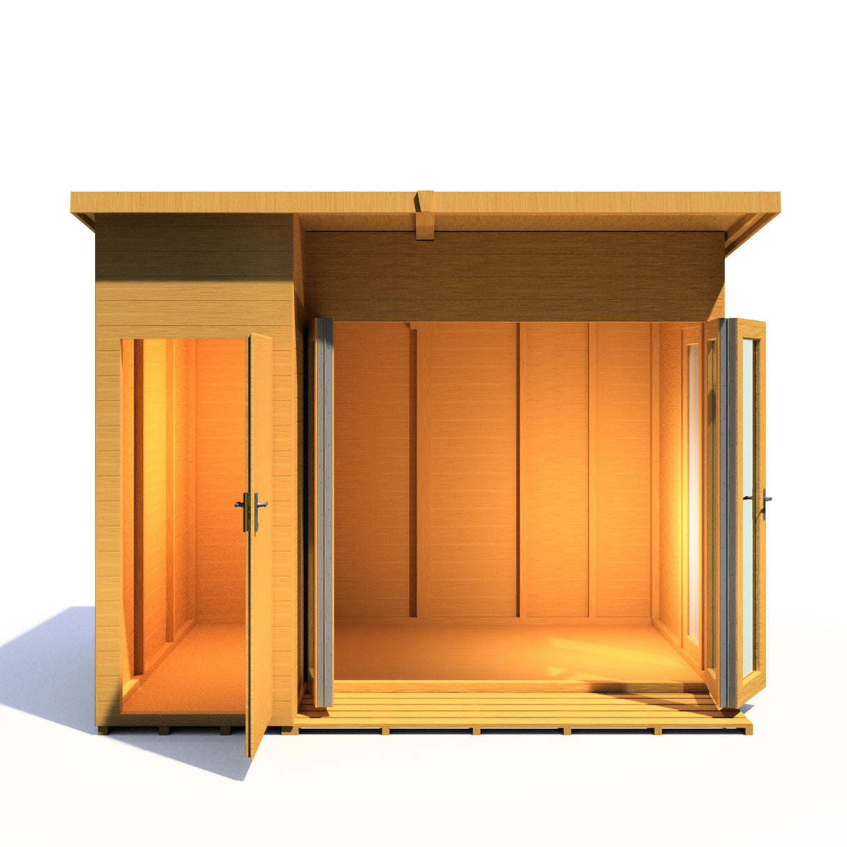 Shire Aster 10x8 Summerhouse Left Hand Store Version