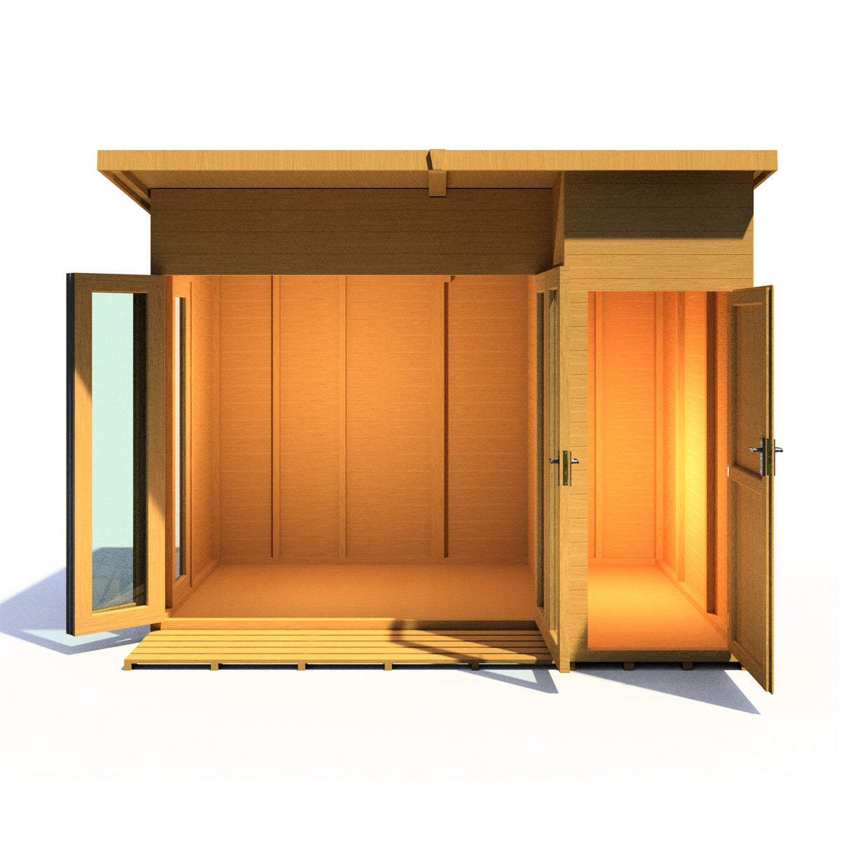 Shire Aster 10x8 Summerhouse Right Hand Store Version