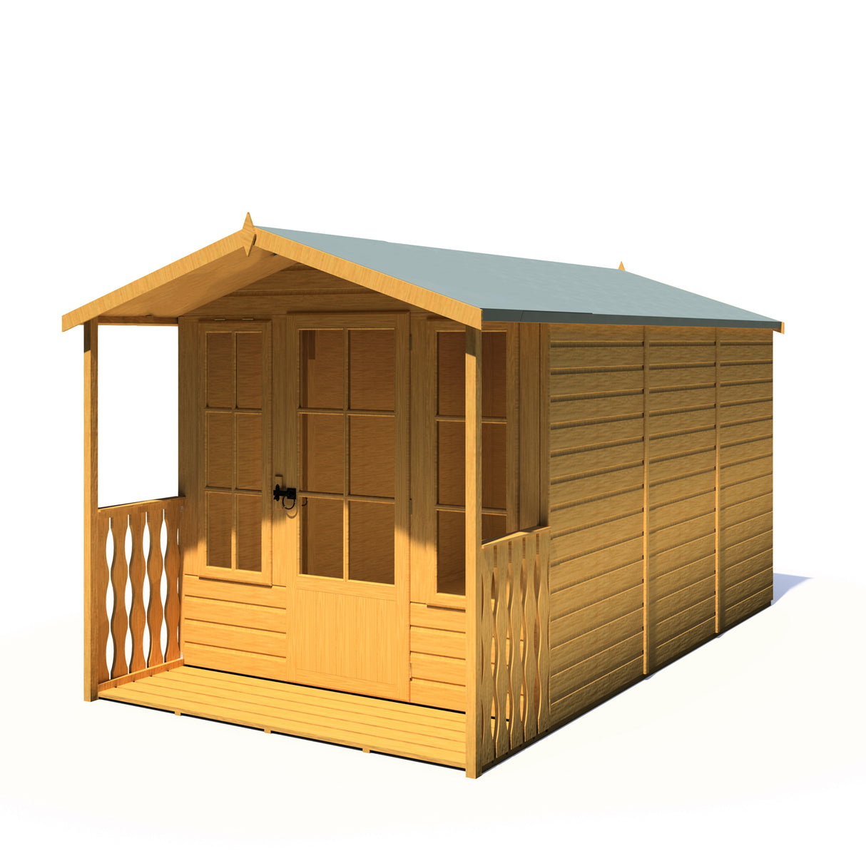 Shire Badminton 7x10 Summerhouse with Verandah
