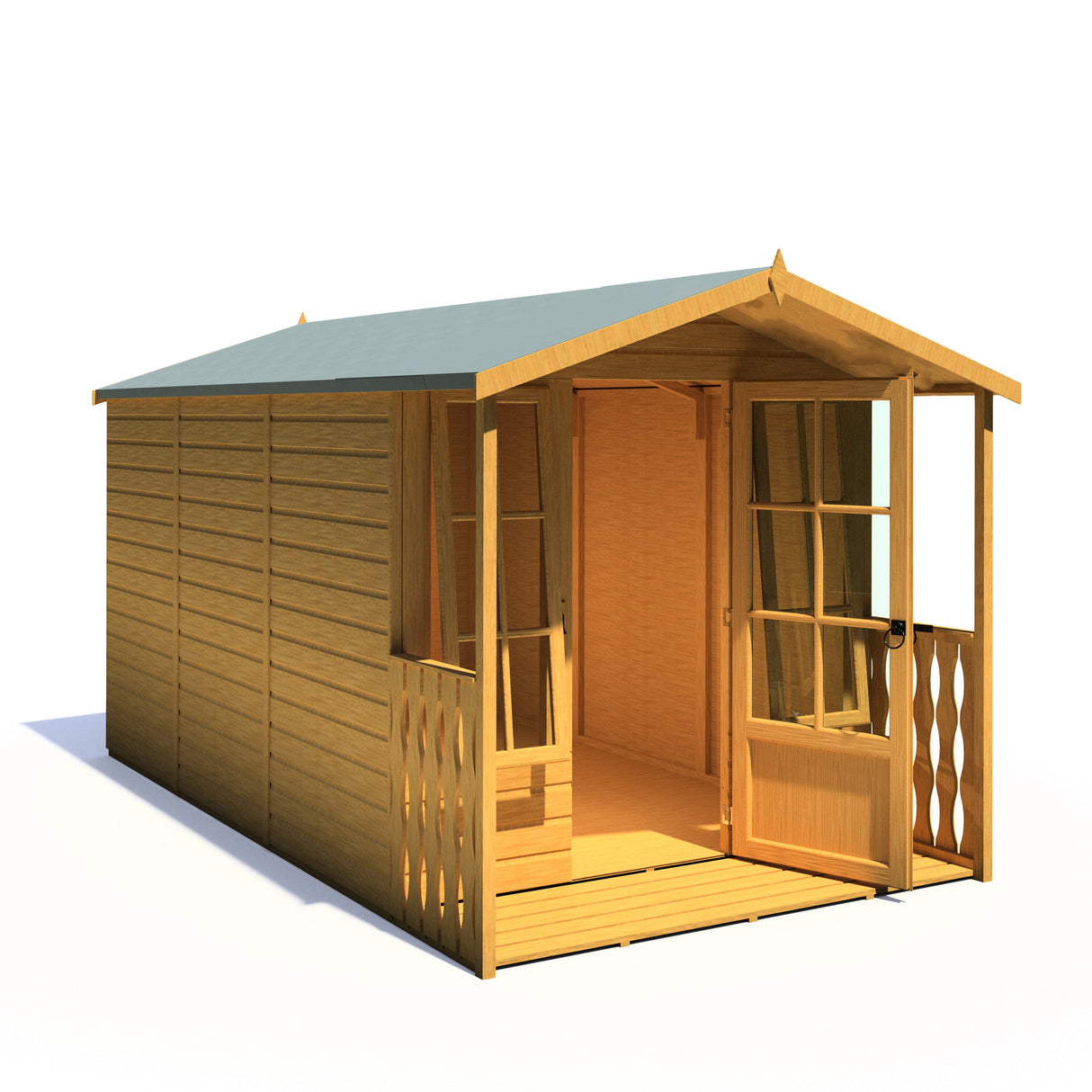 Shire Badminton 7x10 Summerhouse with Verandah