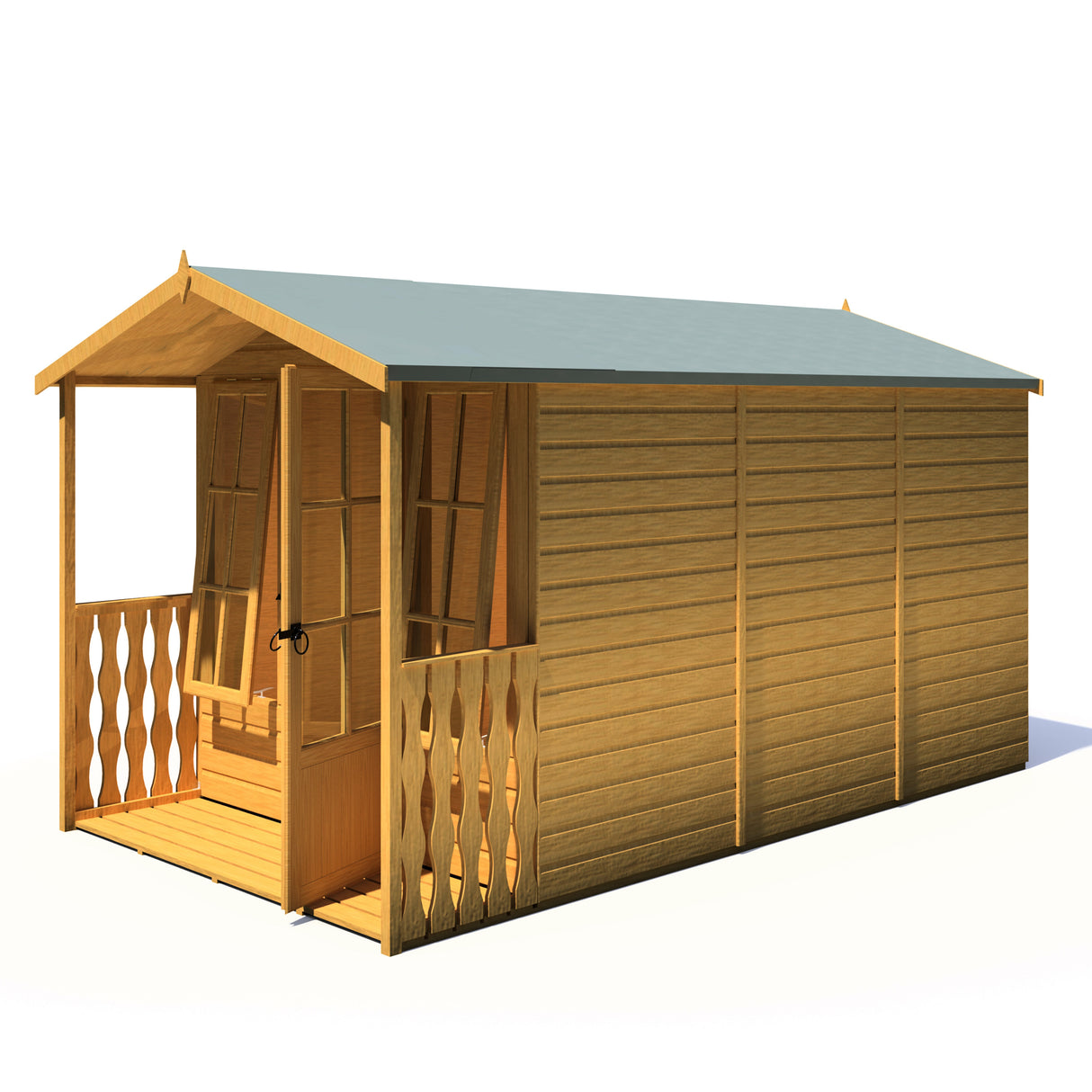 Shire Badminton 7x10 Summerhouse with Verandah