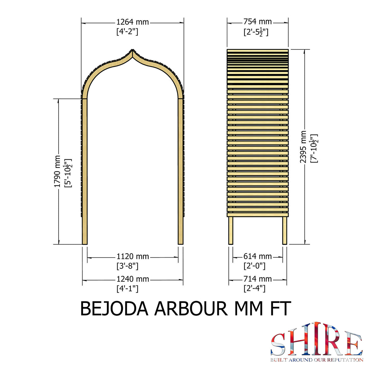 Shire 4x2 Bejoda Arch