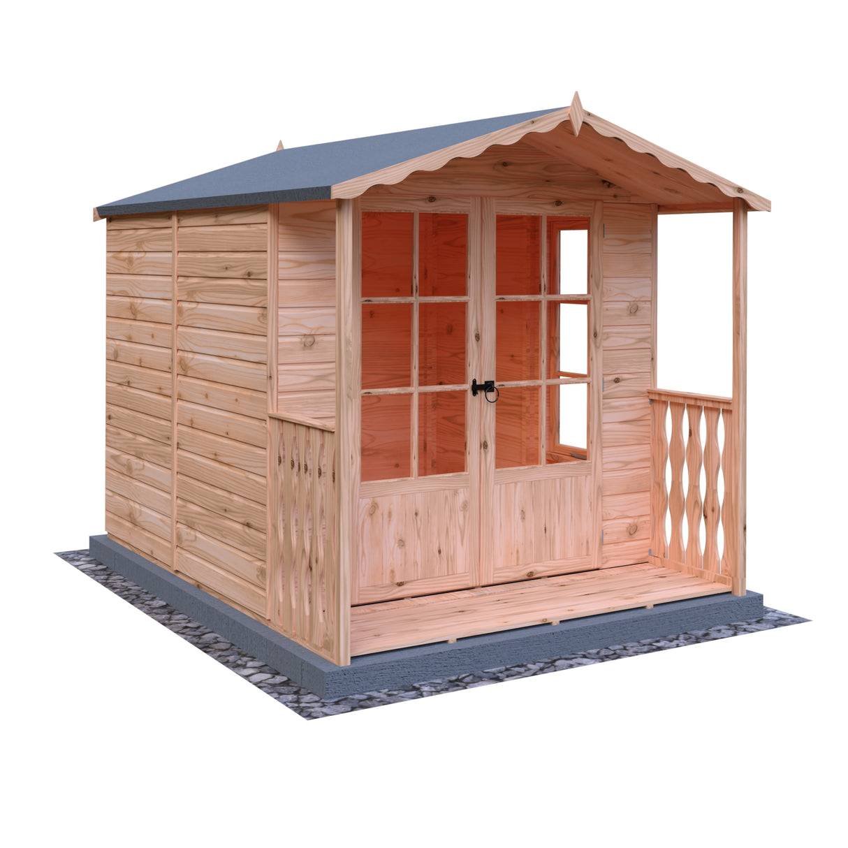 Shire Buckingham 7x7 Summerhouse with Verandah