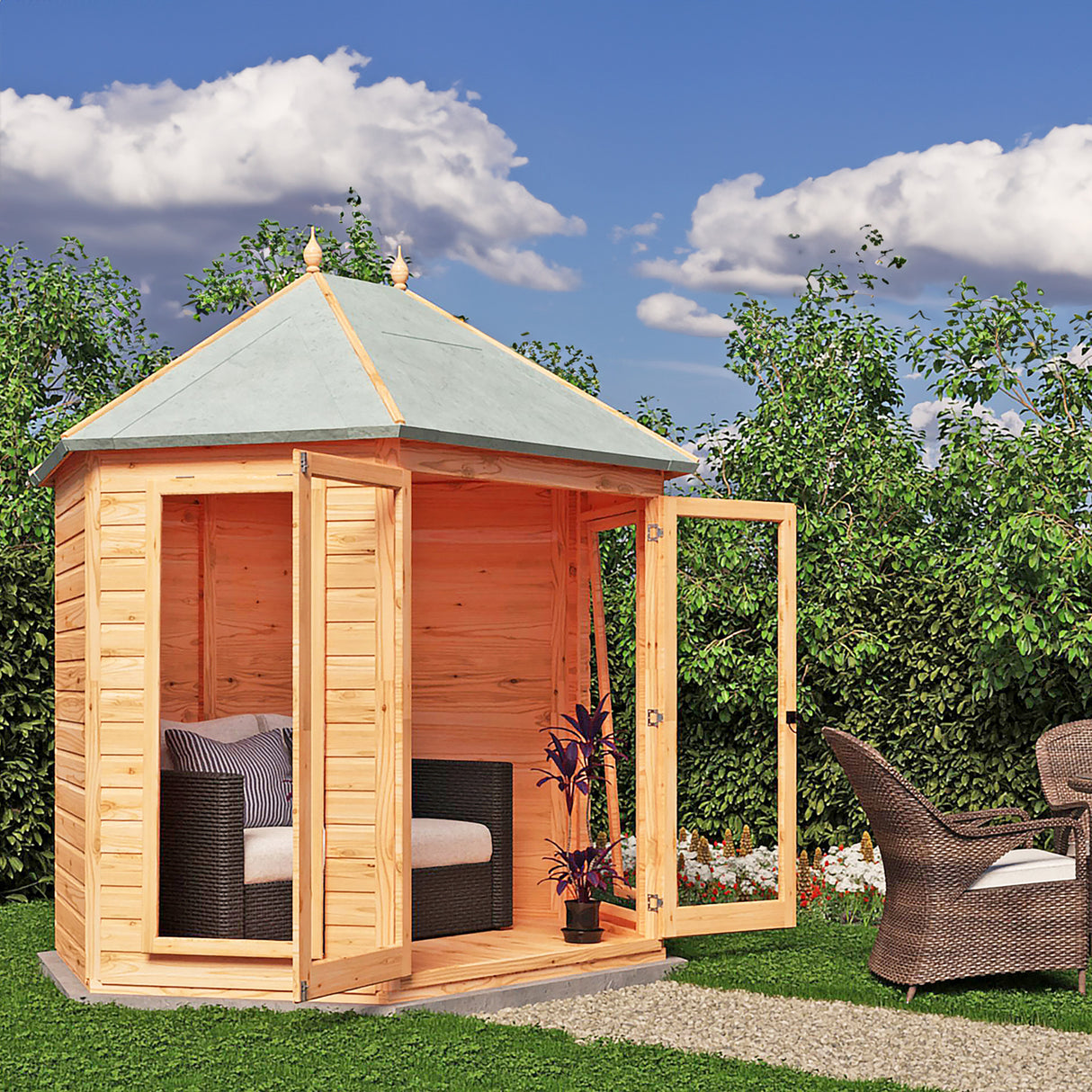 Buttermere 8 ft x 6 ft Summerhouse