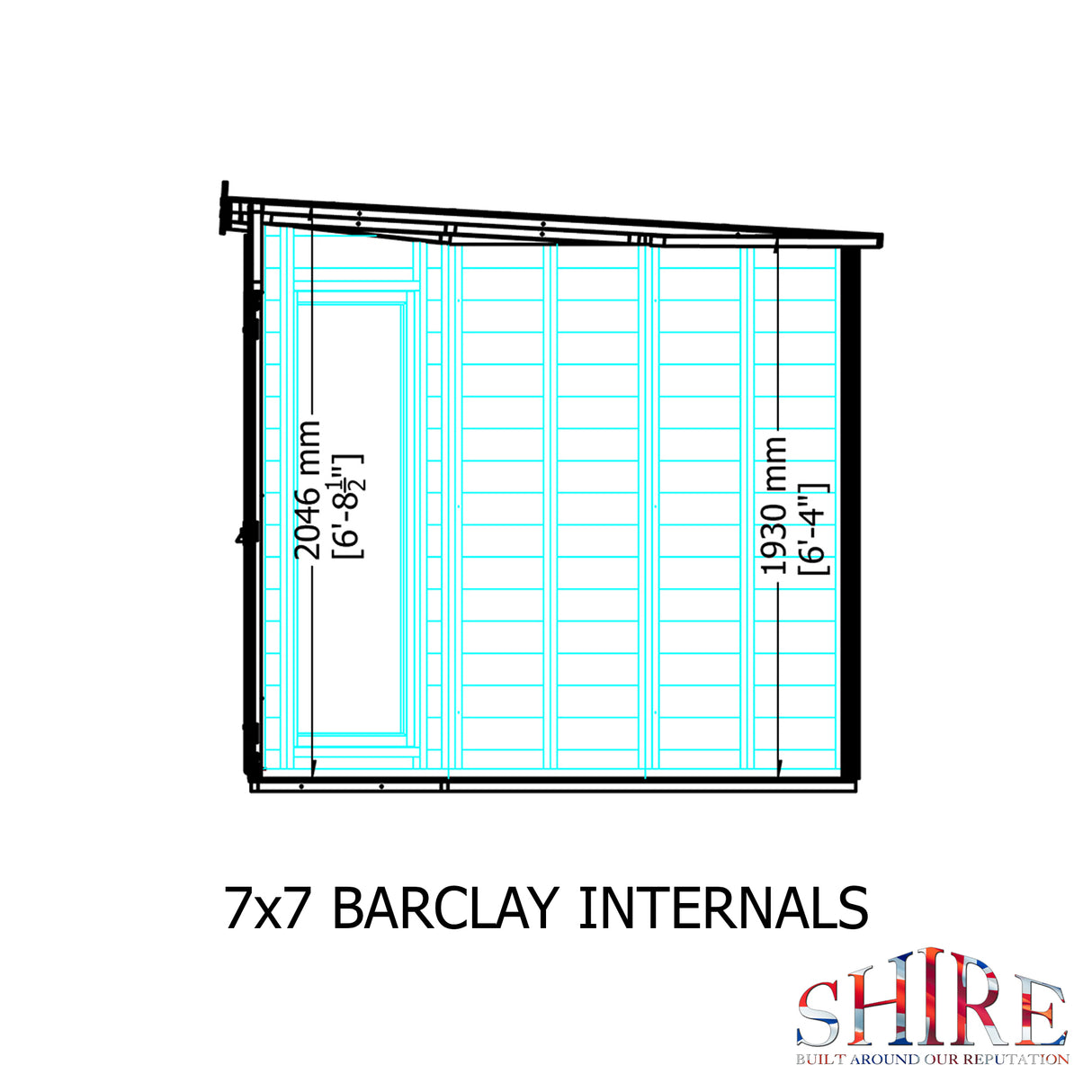 Shire Barclay 7x7 Summerhouse
