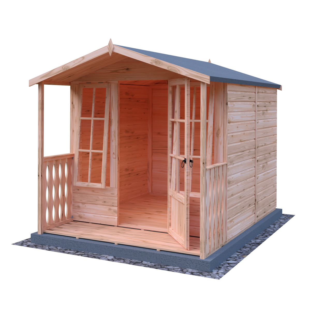Shire Chatsworth 7x7 Summerhouse with Verandah
