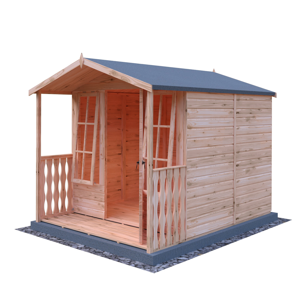 Shire Chatsworth 7x7 Summerhouse with Verandah