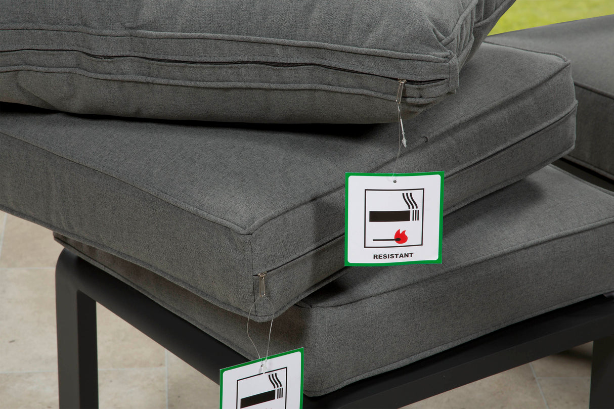 Calais Aluminium 5 Piece Lounge Set