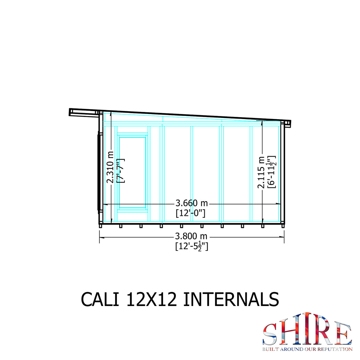 Shire Cali 12x12 Garden Office