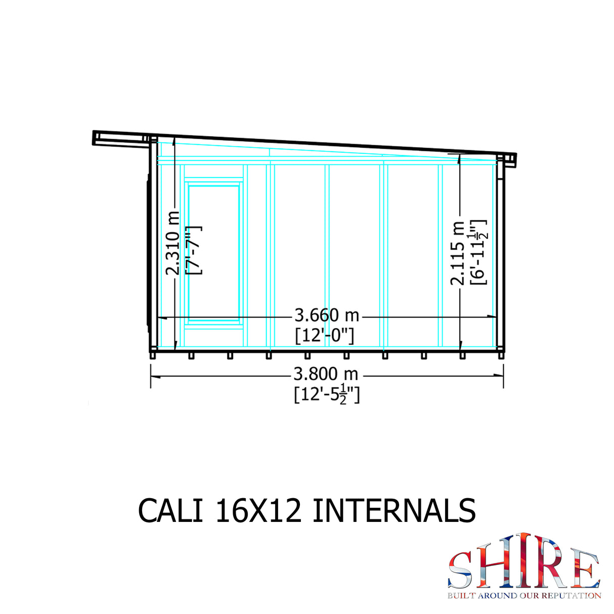 Shire Cali 16x12 Garden Office