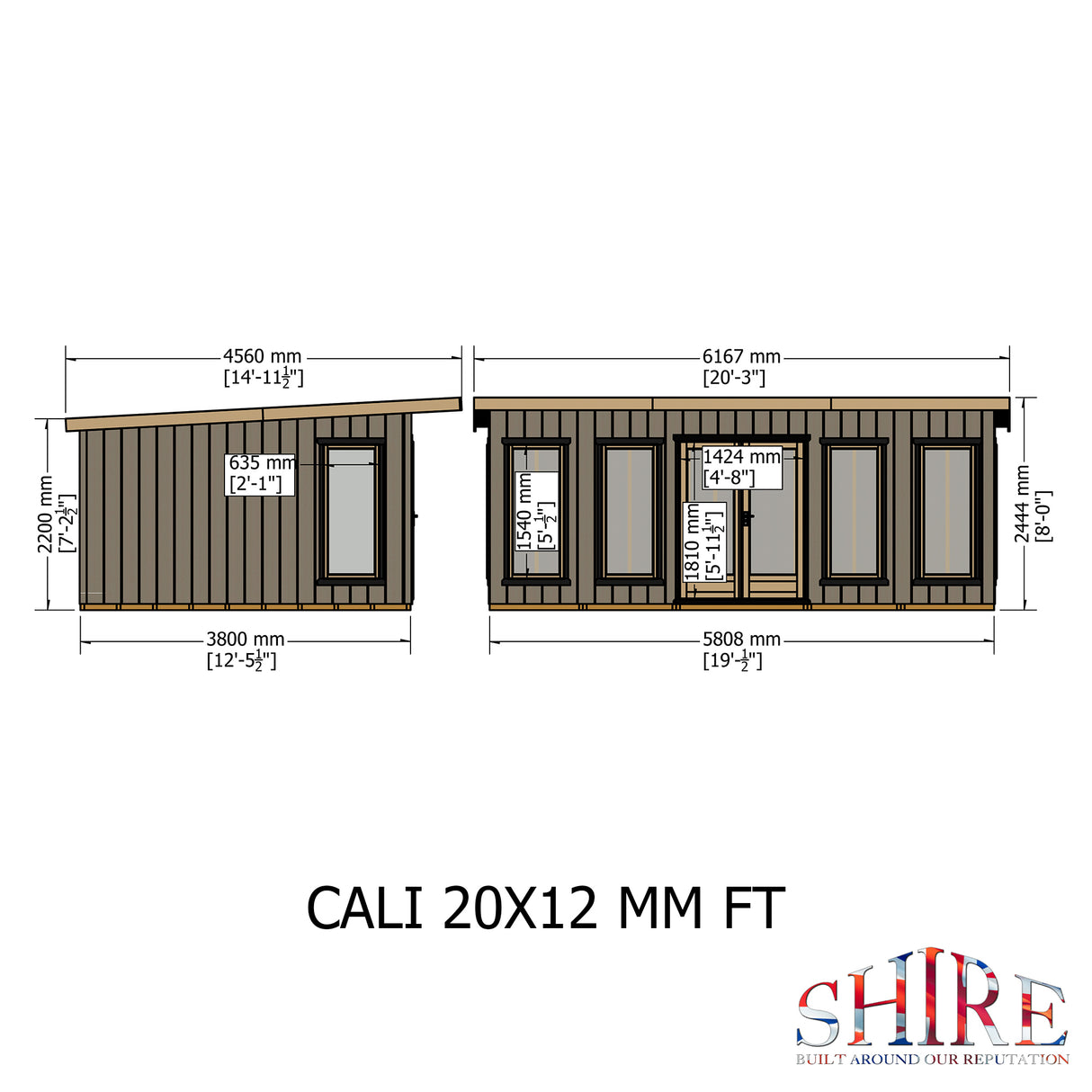 Shire Cali 20x12 Garden Office