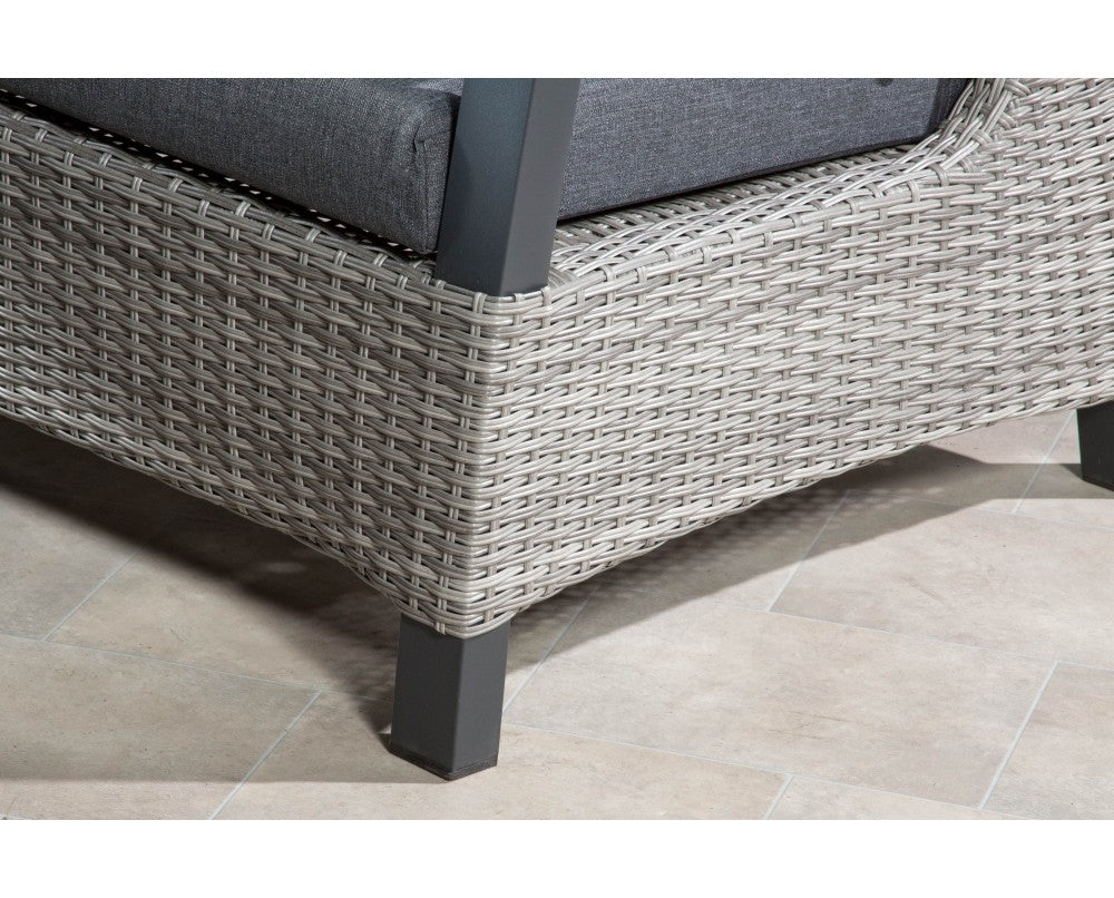 Camilla Corner Dining Set with Fire Pit table