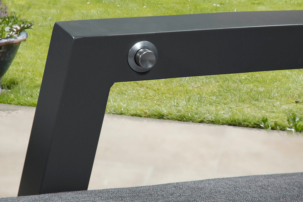 Camilla Rattan Reclining Lounge Set with Height Adjustable Table