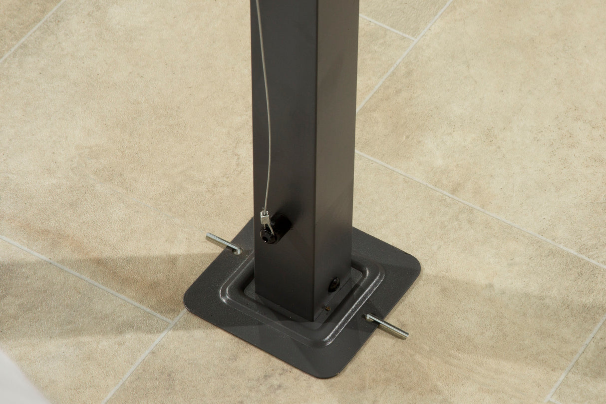 Cannes 3m x 3m Steel Gazebo with Moveable Canopy