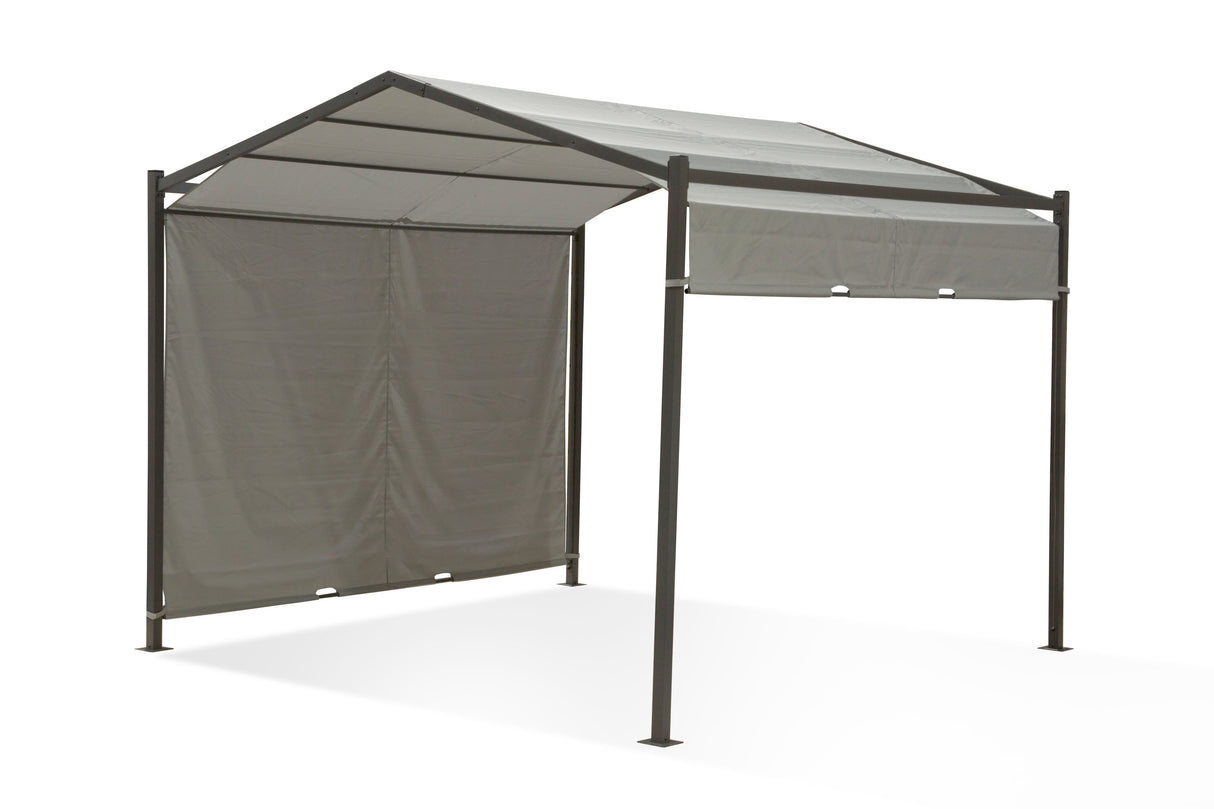 Cannes 3m x 3m Steel Gazebo with Moveable Canopy