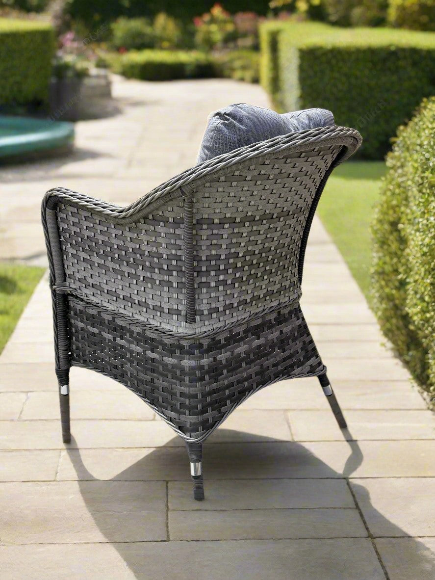 St Tropez Aluminium 6 Seat Rectangular Dining Set