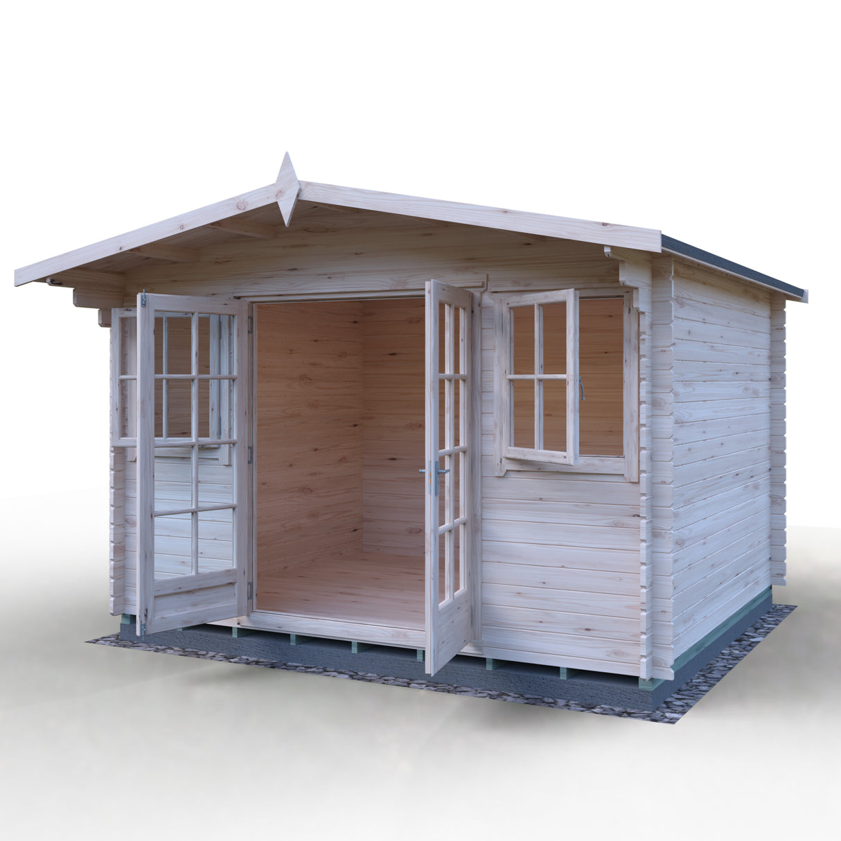 Shire Clipstone 12x10 Log Cabin