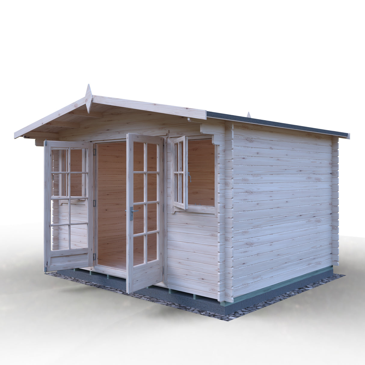 Shire Clipstone 12x10 Log Cabin