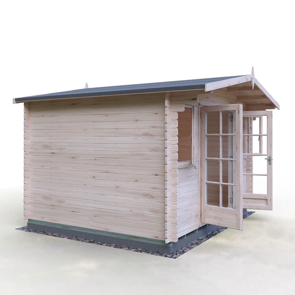 Shire Clipstone 12x10 Log Cabin