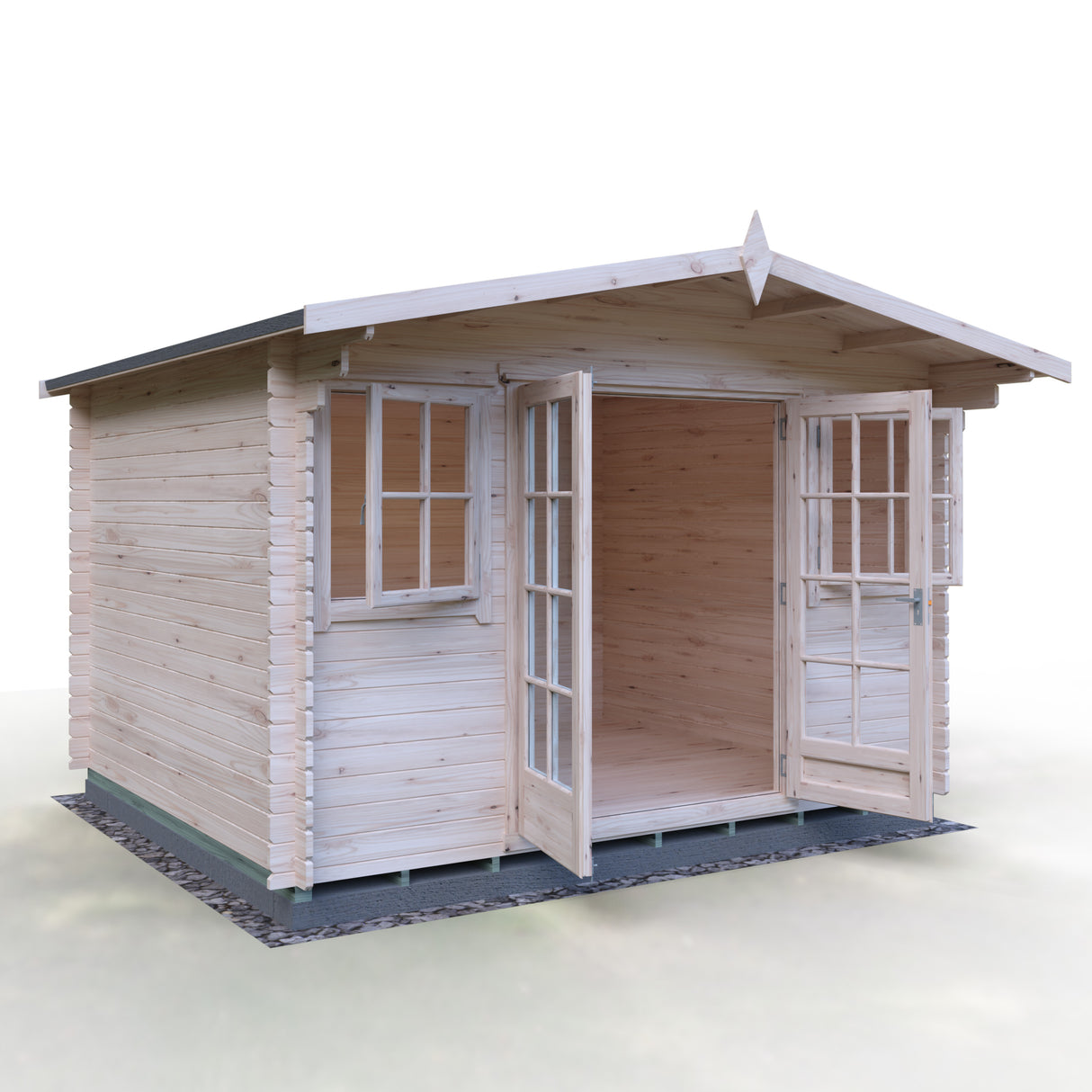 Shire Clipstone 12x10 Log Cabin