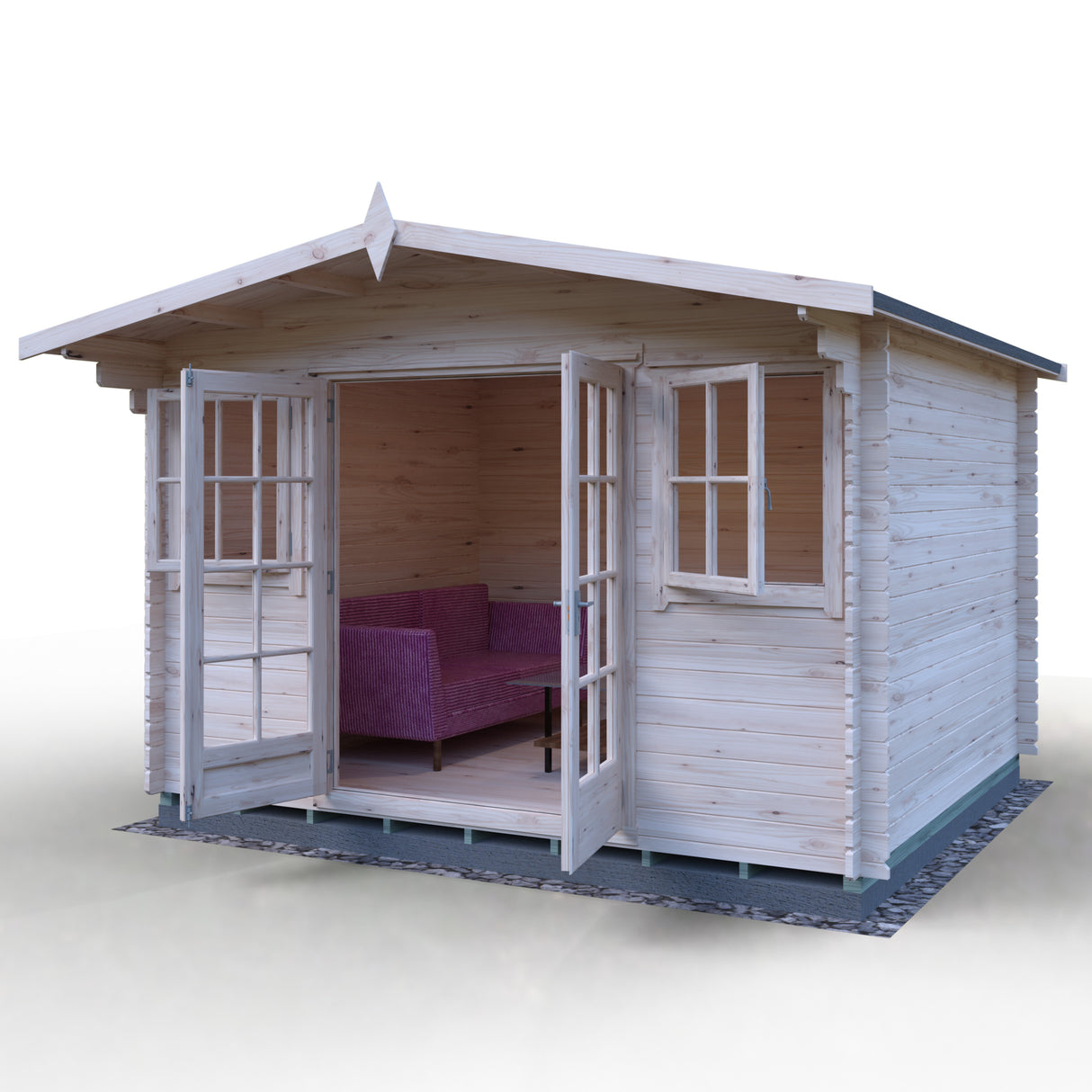 Shire Clipstone 12x10 Log Cabin