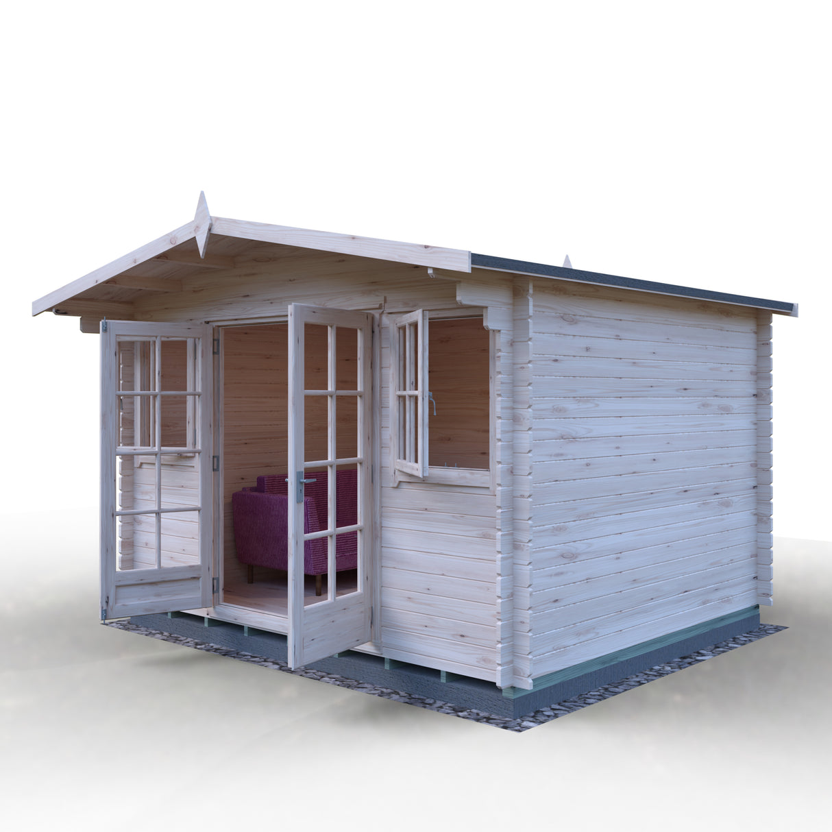 Shire Clipstone 12x10 Log Cabin