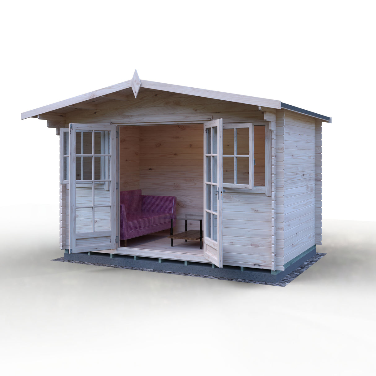 Shire Clipstone 12x8 Log Cabin