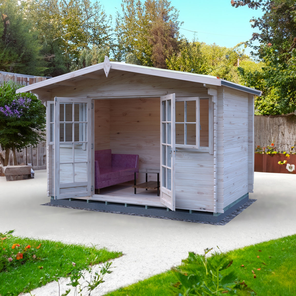 Shire Clipstone 12x8 Log Cabin