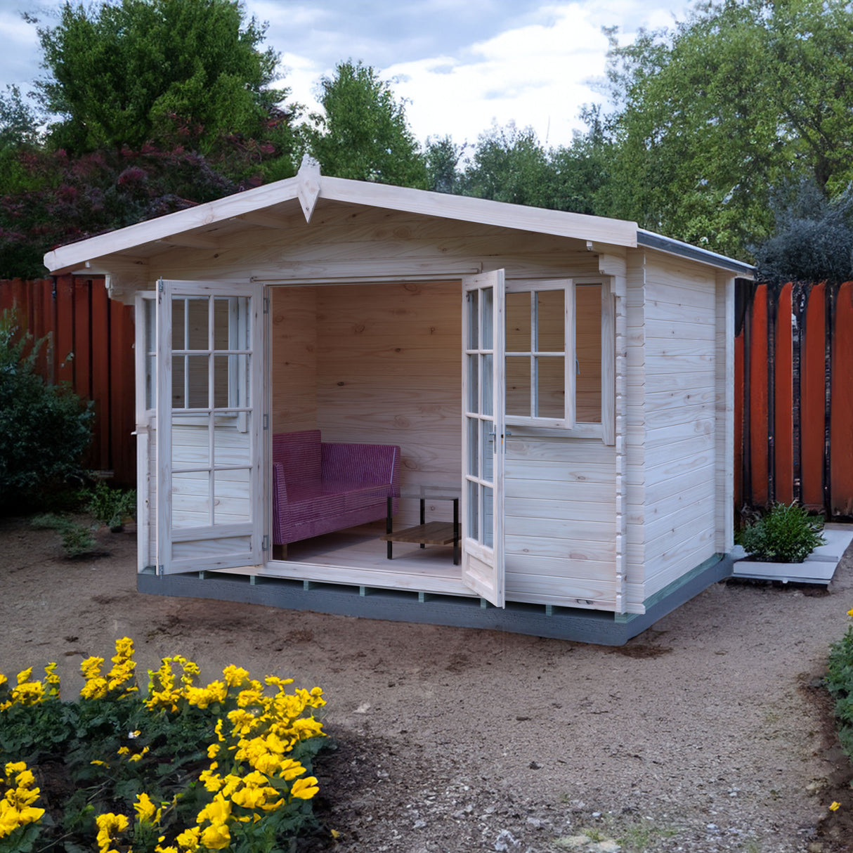 Shire Clipstone 12x8 Log Cabin