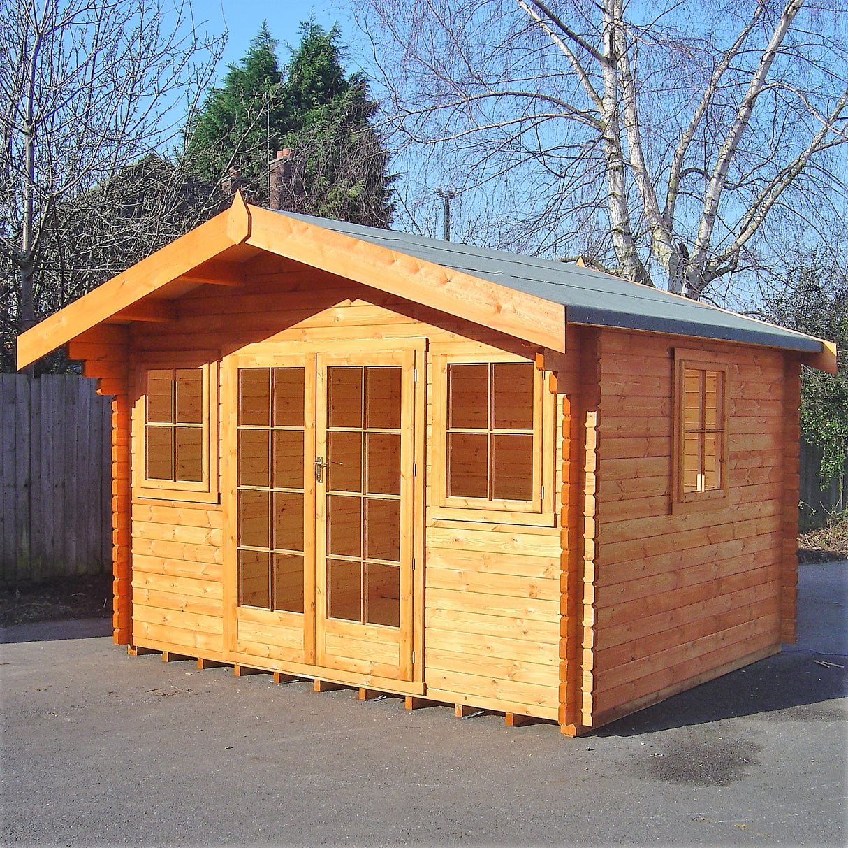 Shire Clipstone 12x12 Log Cabin