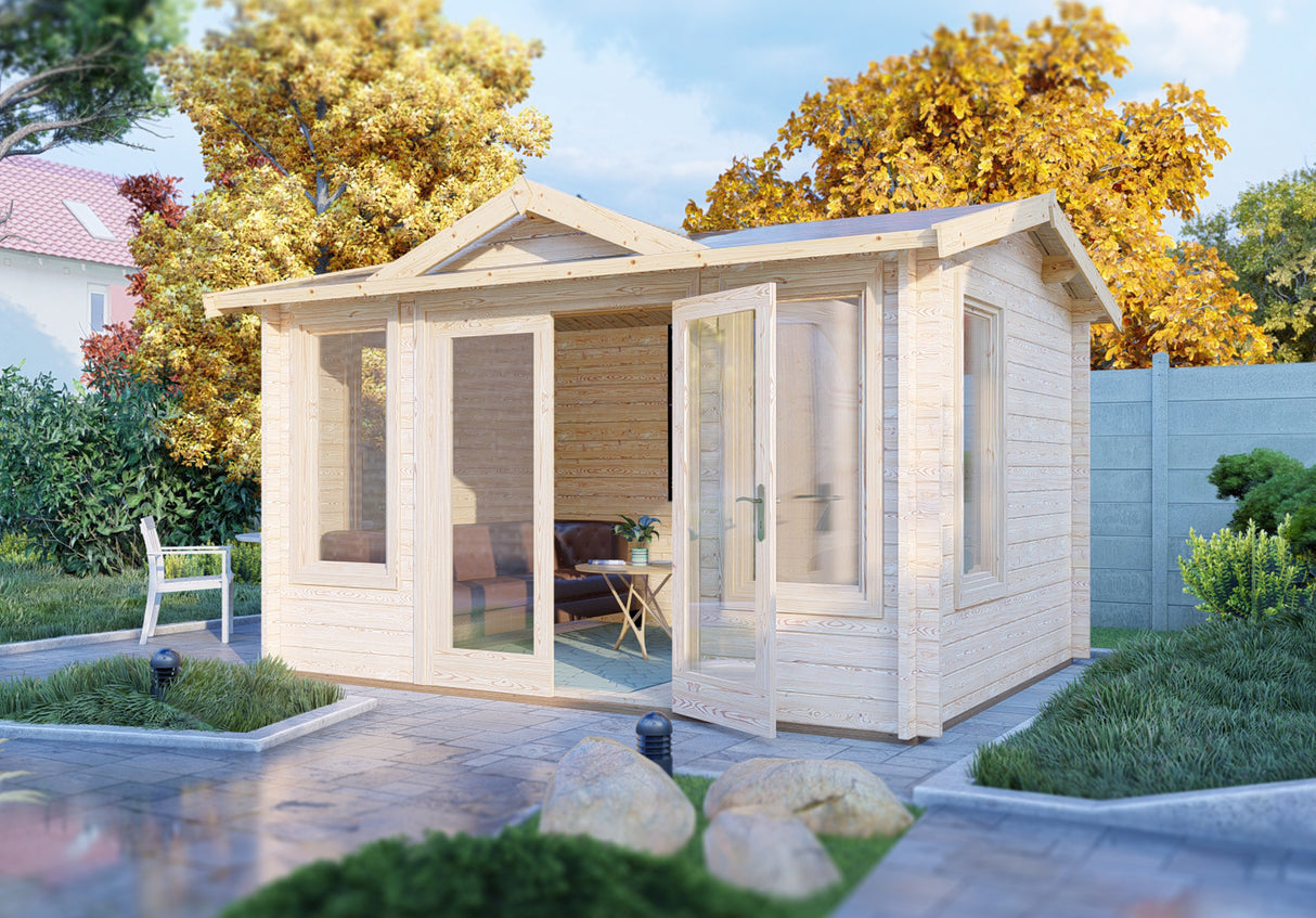 Shire Clockhouse 10x12 44mm Log Cabin