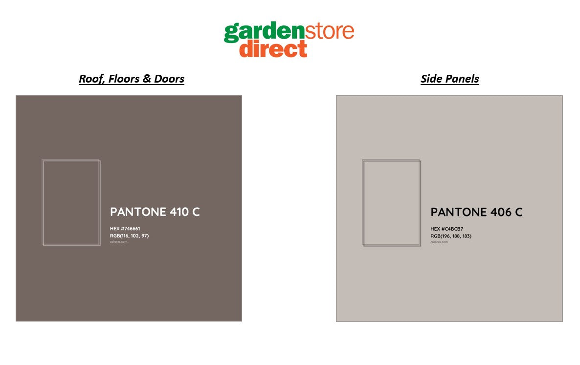 Balmoral Heavy-Duty Windproof Resin Dual-Wall High Density Garden Shed - 7 x 5.4 ft