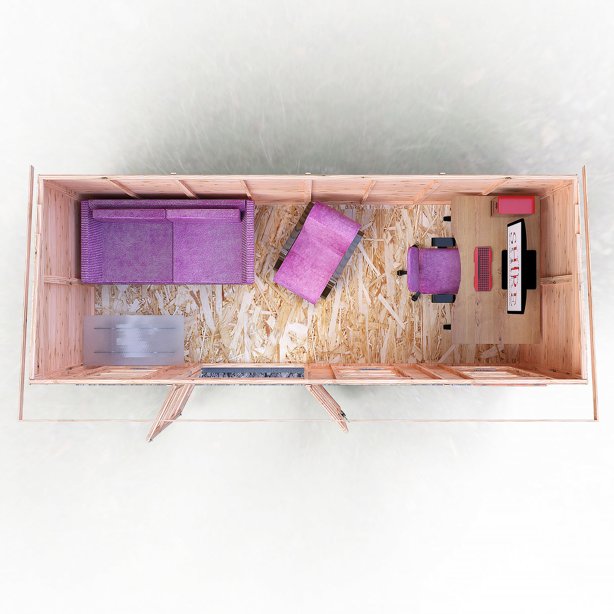 Dahlia 16 ft x 6 ft Summerhouse