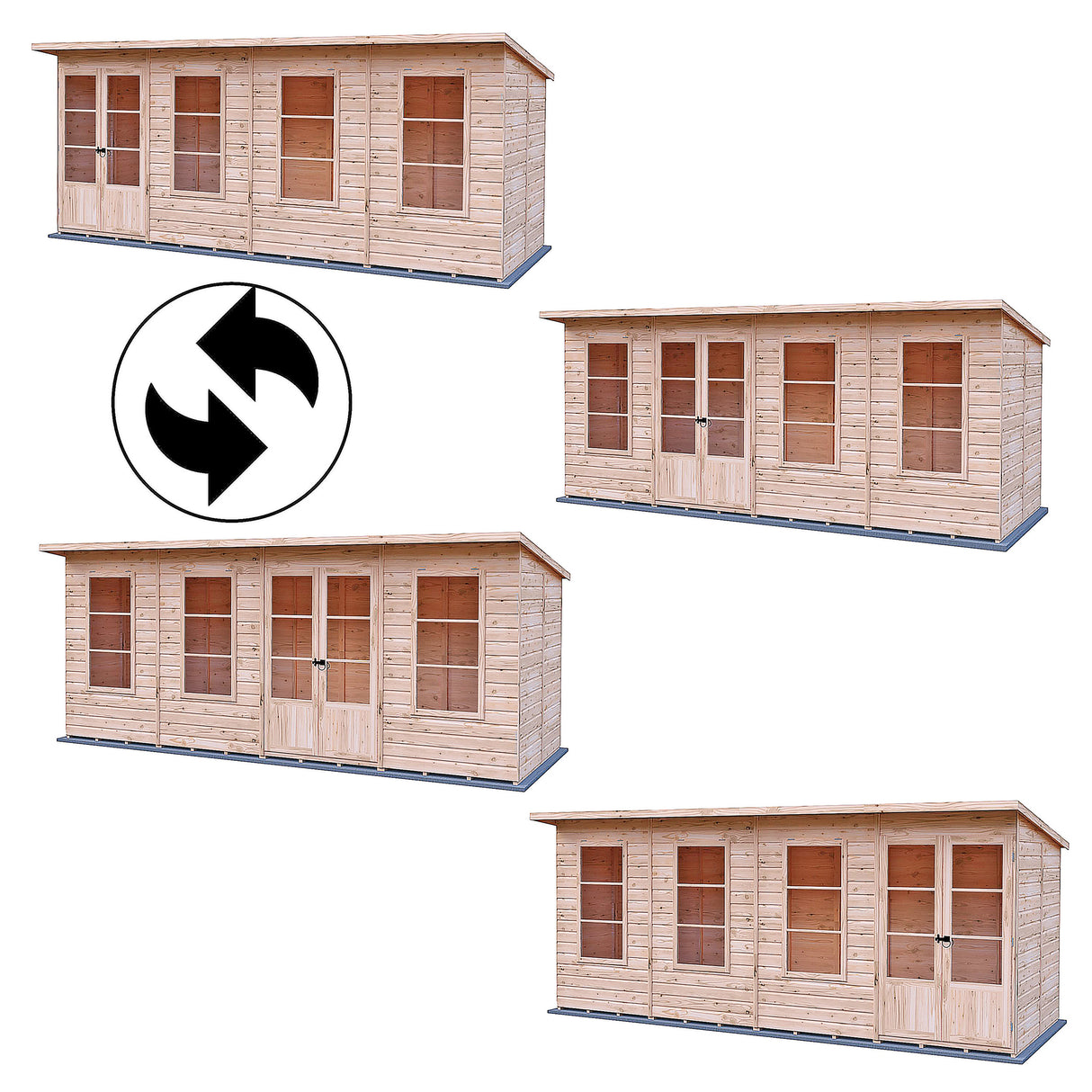 Dahlia 16 ft x 6 ft Summerhouse