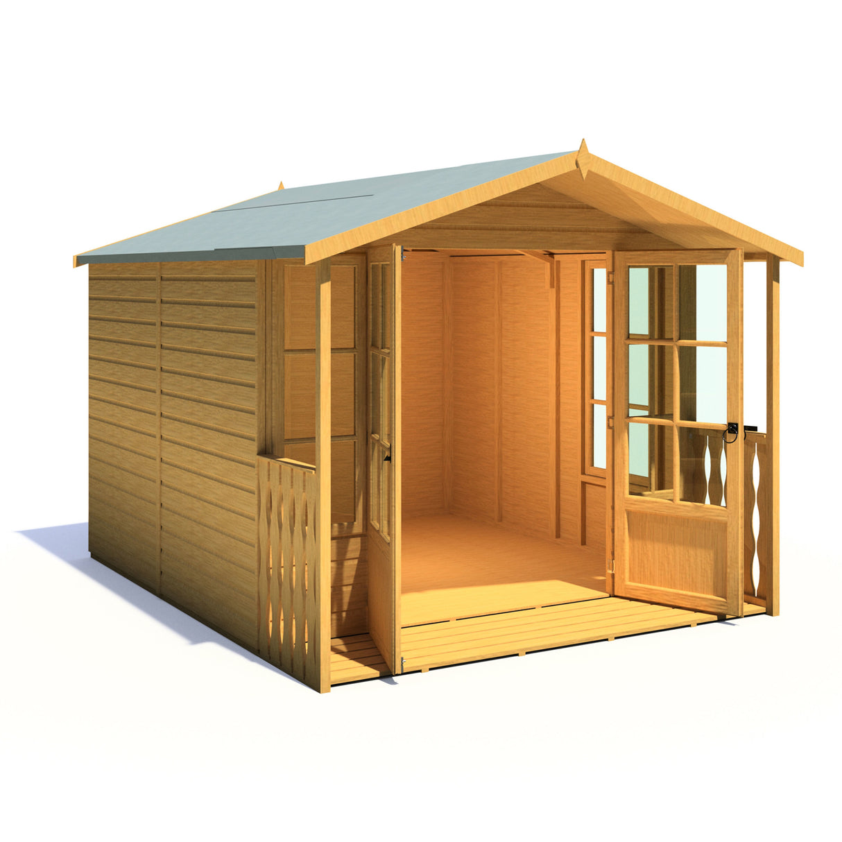Shire Delmora 8x10 Summerhouse with Verandah