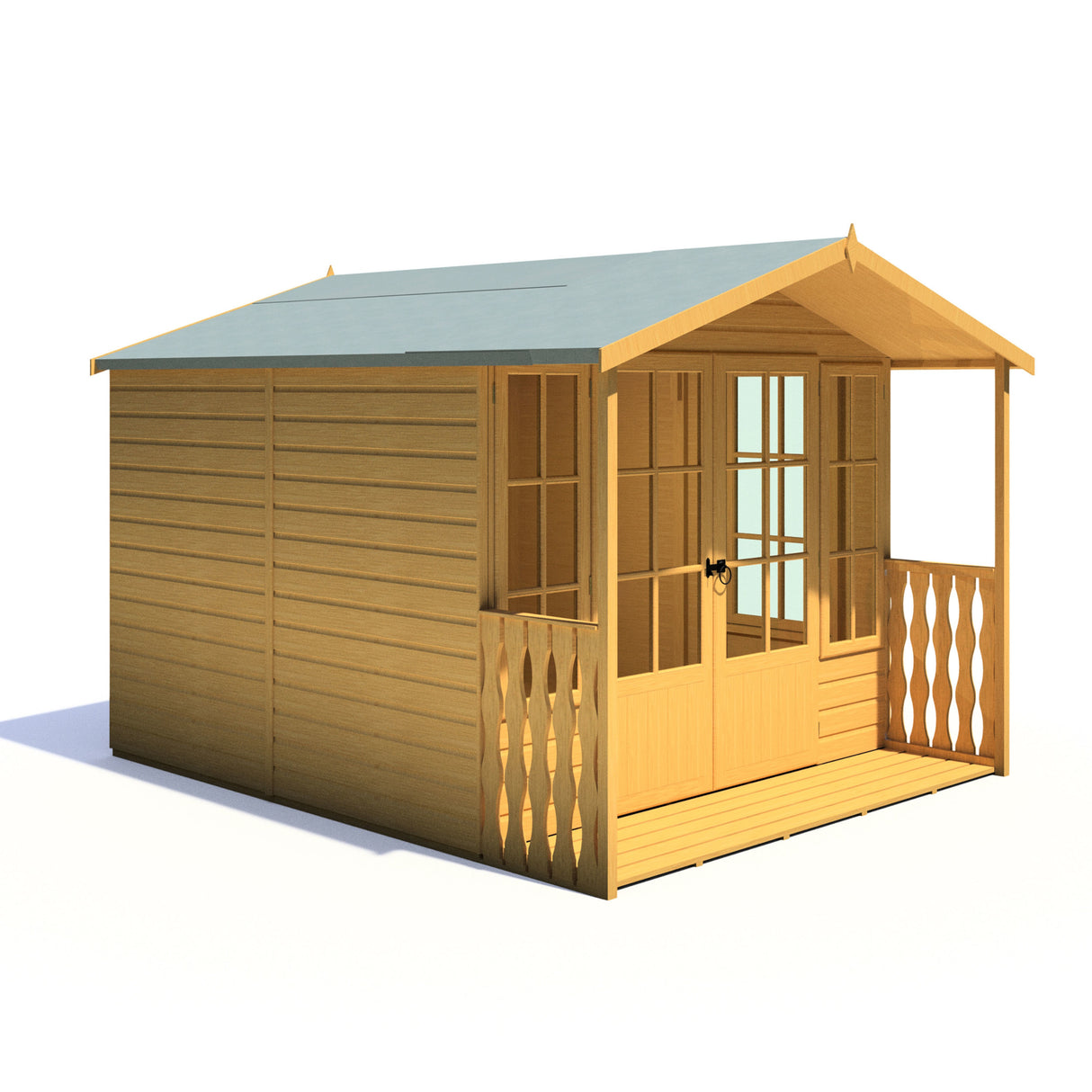 Shire Delmora 8x10 Summerhouse with Verandah