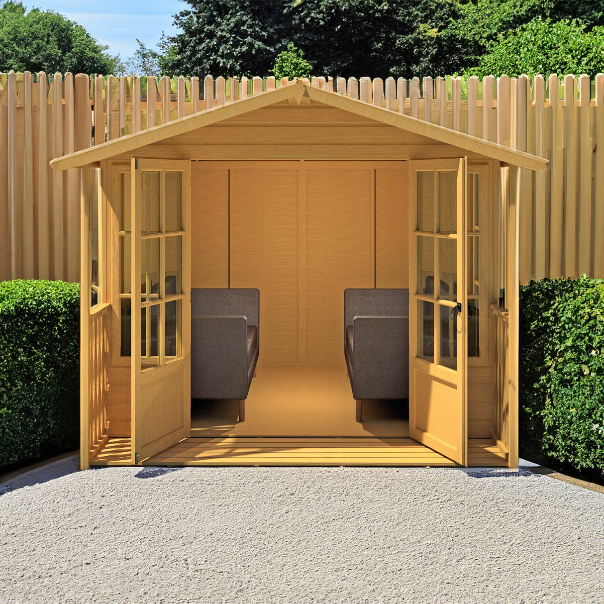 Shire Delmora 8x14 Summerhouse with Verandah