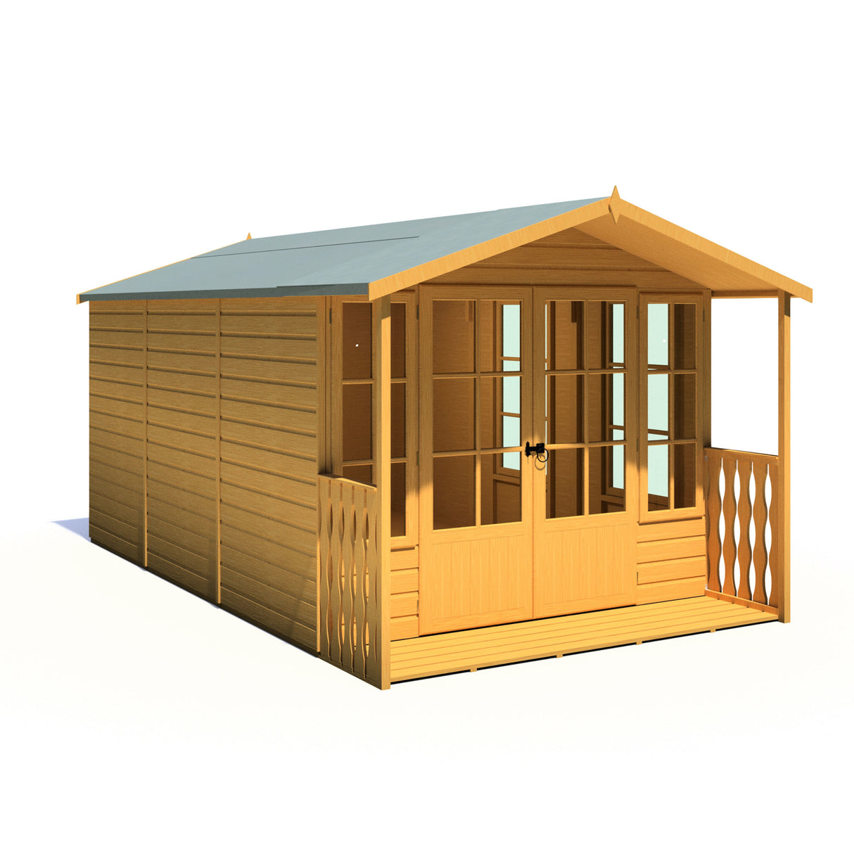 Shire Delmora 8x14 Summerhouse with Verandah