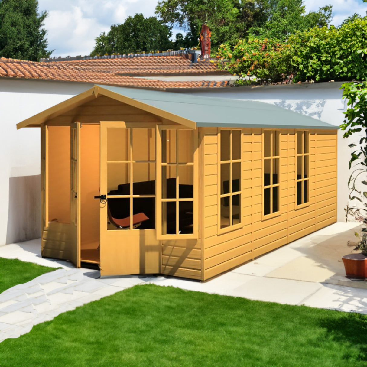 Shire Delmora 8x16 Summerhouse