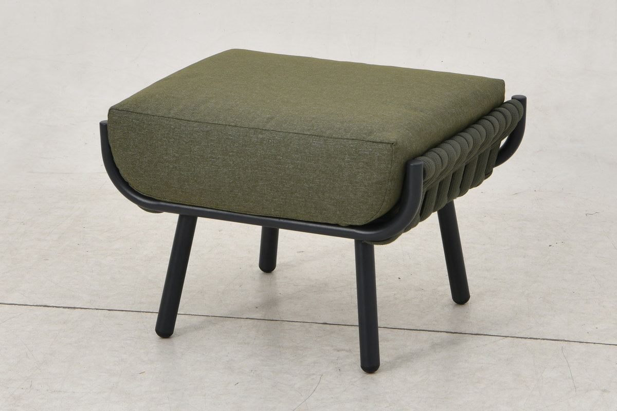 Emerald Rope Mini Corner Set with Height Adjustable Table - Green