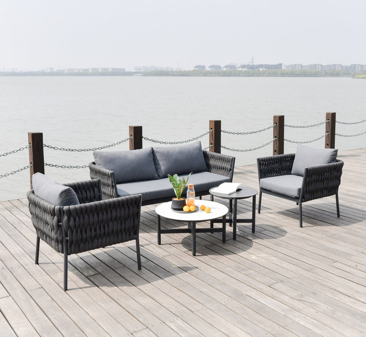 Lyss Rope Lounge Set of 5