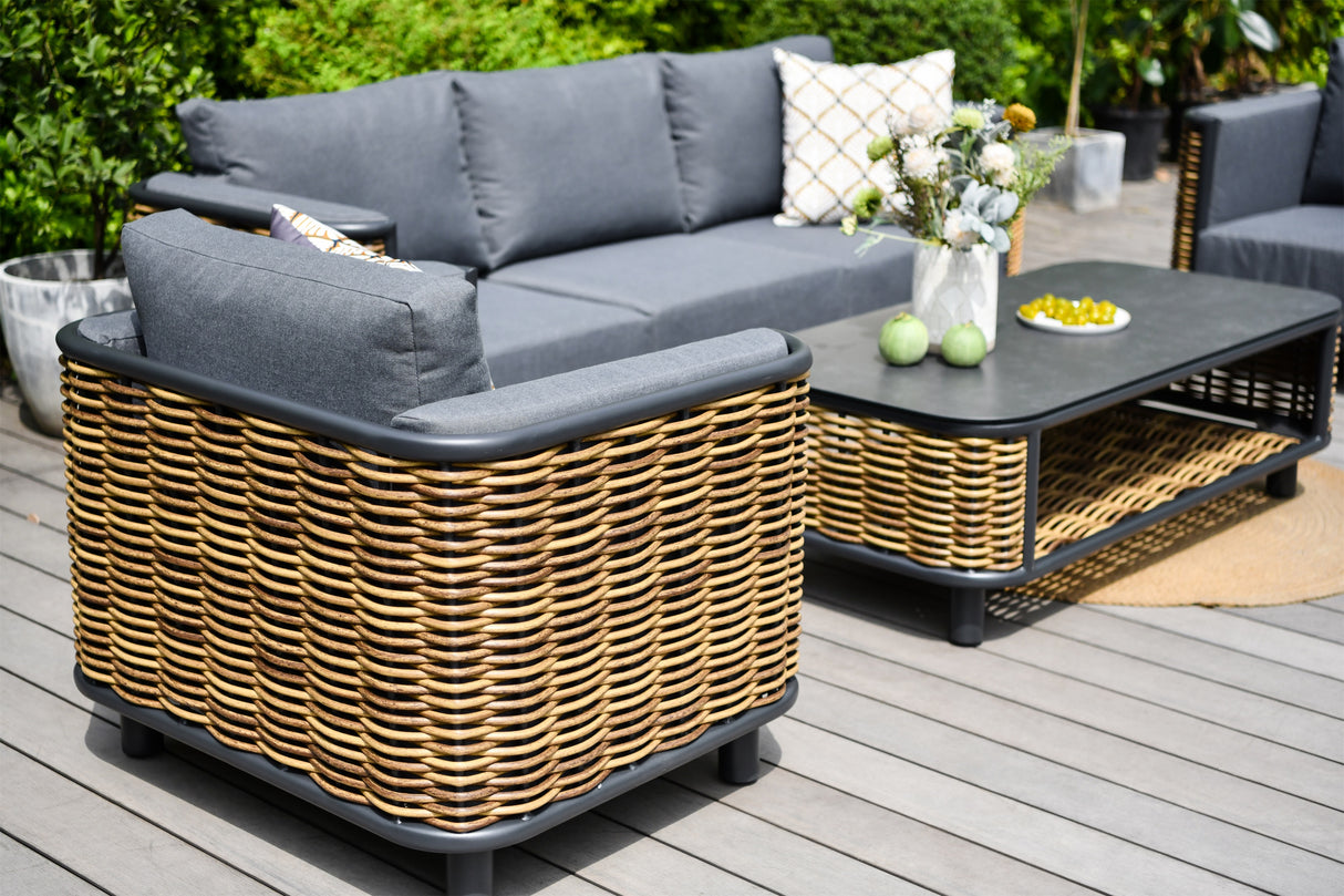 Lamoi Rattan 5 Seat Sofa Set