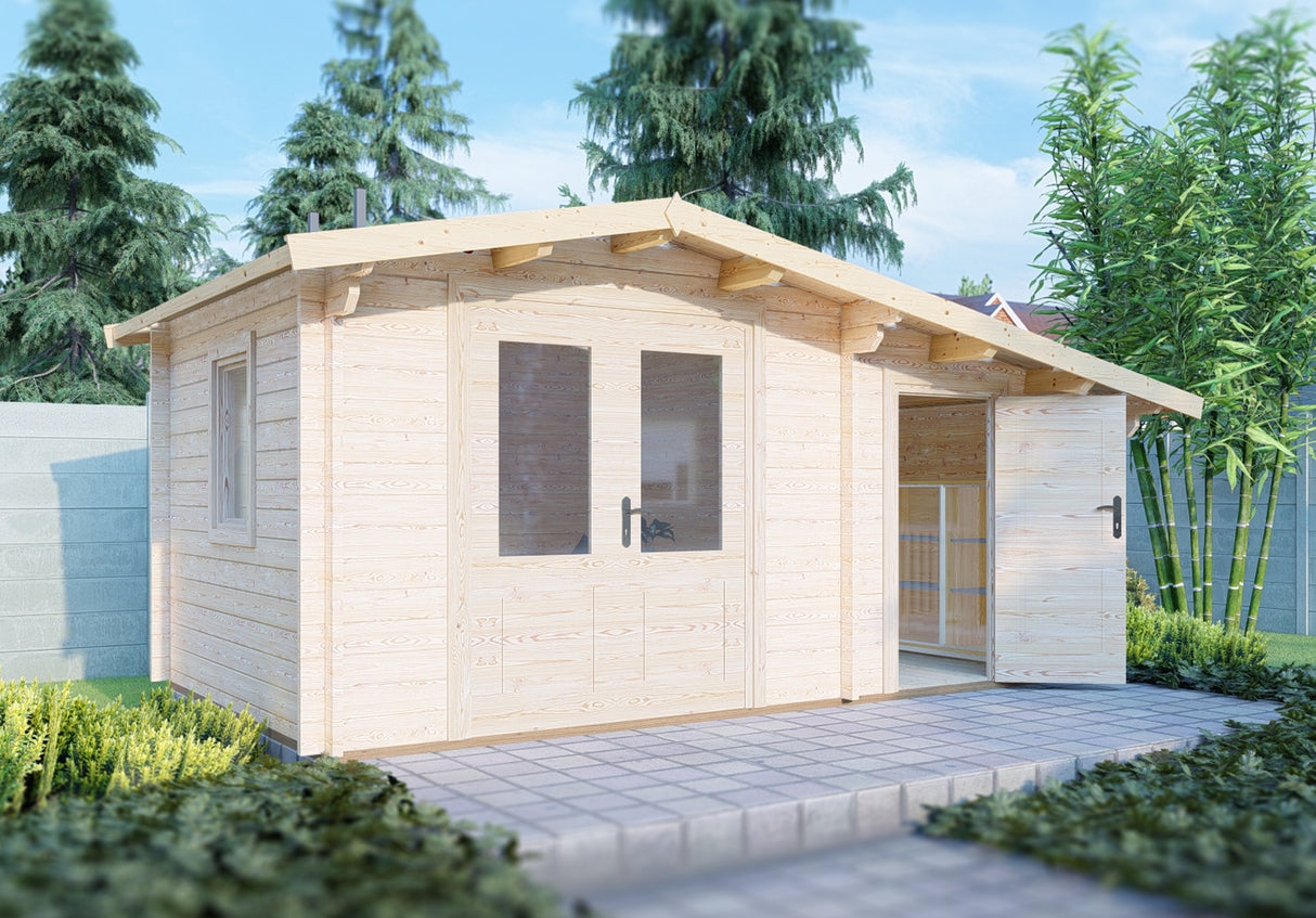 Shire Deko 16x10 44mm Log Cabin